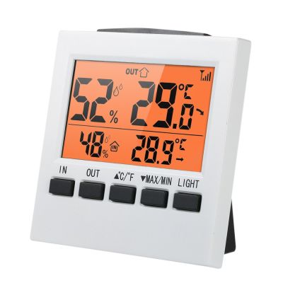 แอลซีดีดิจิตอลไร้สาย Indoor / Outdoor เครื่องวัดอุณหภูมิเครื่องวัดความสูง / Hเครื่องวัดความชื้นสัมพัทธ์ด้วยเครื่องส่ง