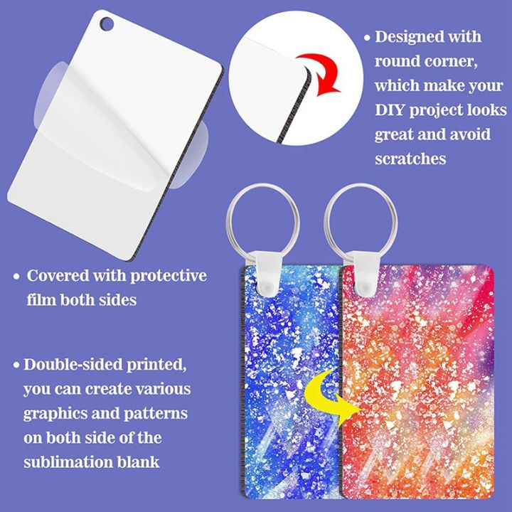 200pcs-sublimation-keychain-blanks-set-rectangle-heat-transfer-blanks-keychain-tassels-with-key-rings-for-keychain-diy