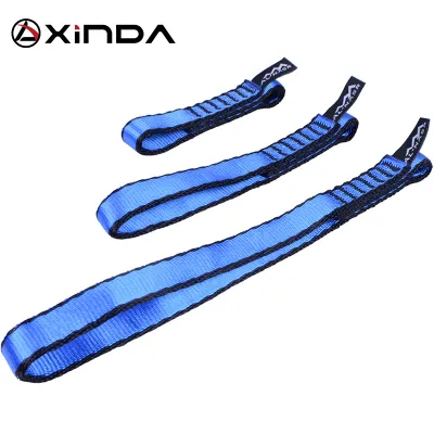 Professional Outdoor Rock Climbing Equipment Moutaineering Belt Support Protective Sling High Strength Wearable Polyester Belts