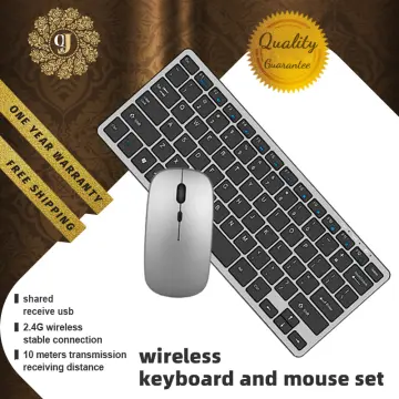 2.4g Wireless Keyboard And Mouse Protable Mini Keyboard Mouse Combo Set For  Notebook Laptop Mac Desktop