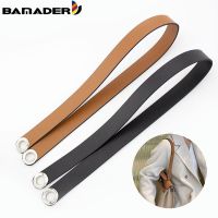 BAMADER Leather Underarm Bag Straps Retrofit Luxury Bag Shoulder Strap Black Silver Accessories Handbag Bag Handle Strap