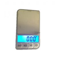 500g 0.01g Min Electronic Pocket Scales 2kg 0.1 LCD Lab Jewelry Diamond Digital Kitchen Scale Food Weighing Balance Blue Backlit