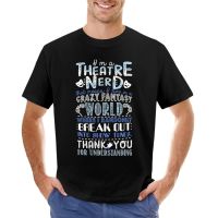 Theatre Nerd Funny Gift For Theatre Lovers T-Shirt Short T-Shirt Korean Fashion Hippie Clothes Mens Clothing