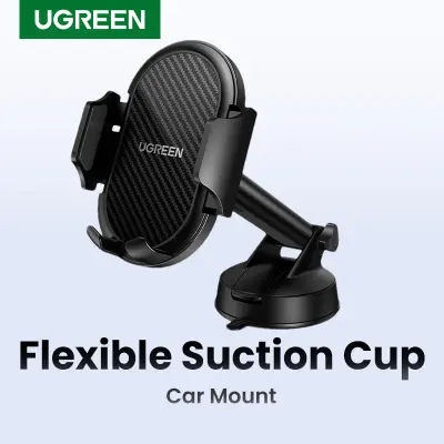 UGREEN Adjustable Car Mount Phone Stand with Suction Cup Phone Holder for iPhone 14 13 Pro Max Huawei Xiaomi Model: 60196