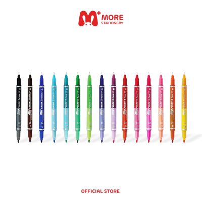 DONG-A (ดองอา) ปากกาสี ปากกา 2 สีในด้ามเดียว รุ่น My Color 2 Tone
