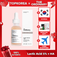 The Ordinary Facial Skin Care Serum Lactic Acid 5% + HA-30มล. เอสเซนส์บำรุงผิวหน้า สำหรับผลัดเซลล์ผิวจากสิว แม้กระทั่งโทนสีผิว สกินแคร์