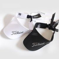 2023 New J.lindeberg DESCENTE Footjoymalbon ✐ Korean style golf hat womens outdoor sports sun protection hat empty top hat golf hat ribbon peaked hat