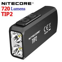 100% Original NITECORE TIP2 720ยูเอสบีลูเมนพวงกุญแจชาร์จไฟได้ Dual Core ไฟฉายแม่เหล็กในตัวแบตเตอรี่