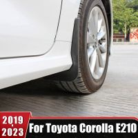 4ชิ้นสำหรับ Toyota Corolla E210 2019 2020 2021 2022 2023บังโคลนหลอดไฟเลี้ยวไฮบริดแผ่นกันกระเซ็นอุปกรณ์ที่ปัดโคลนแผ่นบังโคลนรถ