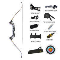 30-40lbs Topoint Archery Takedown Recurve Bow Package R3 Ready To Shoot Archery Set For Bow Shooting Practics