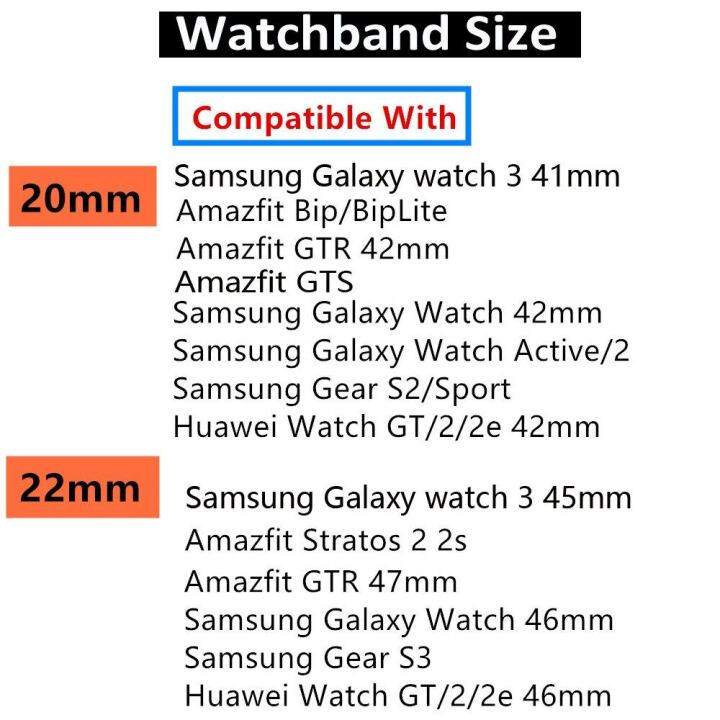 20มม-22มม-ใหม่-braided-solo-loop-สำหรับ-samsung-3-41มม-45มม-active-2-40มม-44มม-ยืดหยุ่นสายรัดปรับได้สำหรับ-huawei-gt-2-pro-สายนาฬิกาข้อมือ