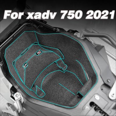 สำหรับ Nss750รถมอเตอร์ไซด์ฮอนด้า XADV750 X-ADV 750 2021 2022กันน้ำได้แผ่นรองป้องกันที่เก็บของท้ายรถโฟมกรองสารชีวเคมี