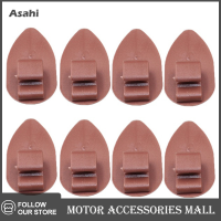 Asahi Motor แผ่นปูพื้นรถยนต์8ชิ้นคลิปกันลื่นที่จับยึดพรมอัตโนมัติ