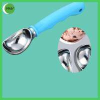 DOULI 2Pcs โลหะสำหรับตกแต่ง ที่ตักไอศกรีม มีที่จับที่สะดวกสบาย ทนทานสำหรับงานหนัก เกล็ดไอศครีมน้ำแข็ง ใช้งานได้จริง ง่ายต่อการใช้ เจลาโต้แข็งแช่แข็ง