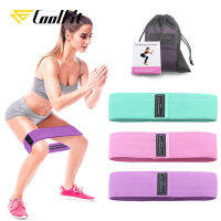 CoolFit 3PCS Hip Band Yoga Resistance Band Wide Fitness Exercise Legs Band Loop For Circle Squats Training Anti Slip Rolling