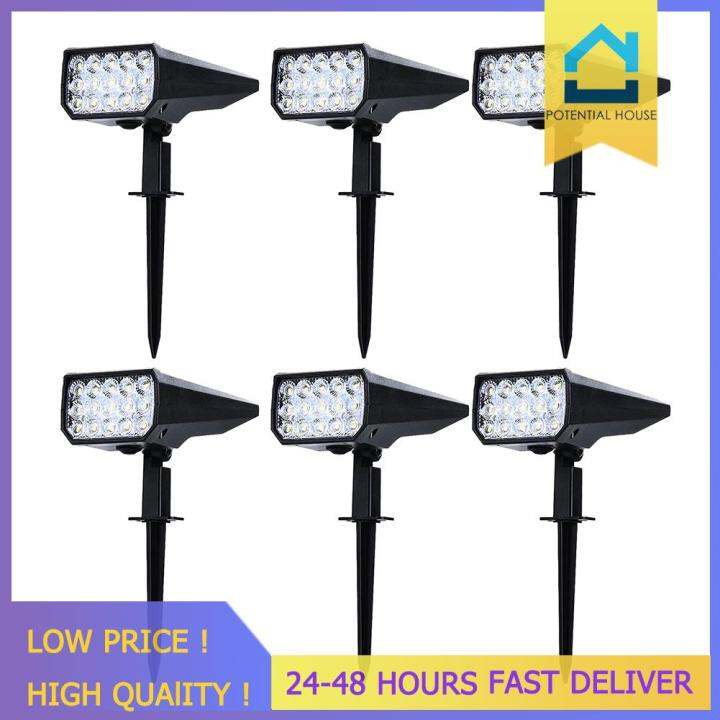 สินค้าใหม่-ไฟตกแต่งสนามหญ้าพลังงานแสงอาทิตย์-led-กันน้ำได้-ไฟภูมิทัศน์ทางเดินตกแต่งติดได้ง่ายทนทานหรี่แสงได้ไร้สาย