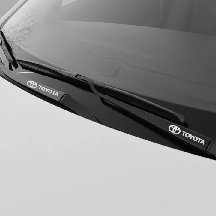 [TOYOTA] Tem decal chìm 9D in logo theo hãng xe, stick miếng dán trang