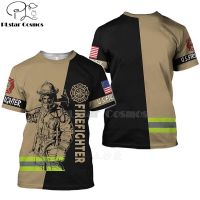 - T SHIRT[KiPgtoshop]  New fashion men Hoodie 3D recycled firefighter short mens sleeve sleeve heater Unisex colay T SHIRT streetwear 4