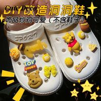 【 CuteDeco】Cute Cartoon Woody (18 Types) Bath / Strawberry Bear / Three Eyes Charm Button Deco/ Cute Jibbitz Croc Shoes Diy / Charm Resin Material For DIY