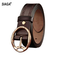 Ladie S Hot Selling Women S Cowhide Leather Belts Cow Genuine Antique Waist Buckle Belt For Women Jeans 2022 FCO093