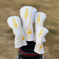 Honma Golf Club #1 #3 #5 Wood Headcovers Driver Fairway Woods cover PU Leather Head Covers Set Protector Golf Accessories