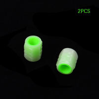 【Flash Sale】 2/4pcs Universal Fluorescent Car วาล์วยางหมวก Luminous Tire Valve Stem caps