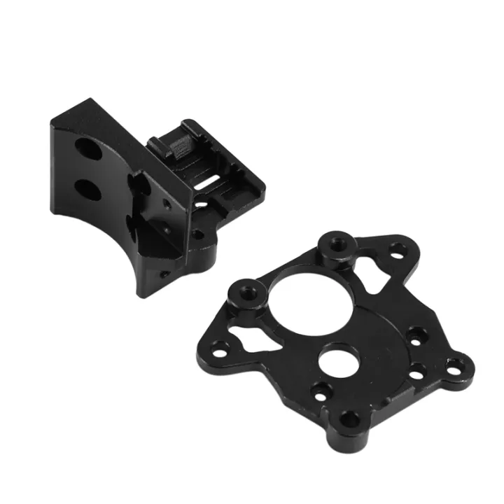 CNC Machined Aluminum Alloy X-Axis Bracket Plate + Extruder Motor ...