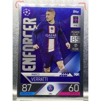 การ์ดนักฟุตบอล Marco Verratti 2022/23 การ์ดสะสม Paris Saint-germain การ์ดนักเตะ PSG ปารีสแซ็งแฌร์แม็ง