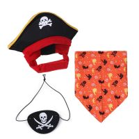 New Halloween Pet Pirate Hat Clothes Fashion Cat Clothes Funny Dogs Costume Pet Cosplay Propa Dog Costume Pet Accessories Clothing Shoes Accessories C