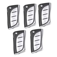 5 PC Xhorse XKLEX0EN Universal Wire Remote Key Fob 3 Buttons Black + Silver for Lexus Type for VVDI Key Tool 5Pcs/Lot