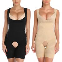 【cw】 WomenBody ShapwearBodysuitBinders Seamless Corset TummyGirdleCrotch Compressive Belt ！