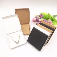 ❡❉✚ 50set Jewelry Displays Paper Boxes for Pendant/Earring/Necklace Carrying Cases Wedding Jewelry Set Gift Packing Box 6x6x1cm