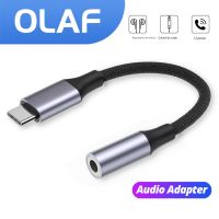 Olaf USB C ถึง3.5Mm Aux Adapter USB Type C 3 5แจ็คแปลงหูฟังสำหรับ Ipad Samsung Huawei สมาร์โฟน Xiaomi Oneplus สายเคเบิล OTG