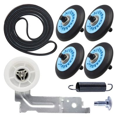 Dryer Repair Kit Includes DC97-16782A Dryer Roller Includes DC93-00634A Idler Pulley Includes 6602-001655 Dryer Belt for Samsung Dryer