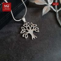 MT จี้เงินแท้ ต้นไม้แห่งชีวิต (Tree of Life) งานรมดำ Solid 925 Sterling Silver Pendant (sp342) MT Jewelry มณีธารา