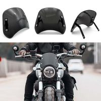 Black LENS Lamp Protector ABS Plastic Fairing Motorcycle Front Windshield Windscreen Wind Deflector For BENDA 300 BD Jingira 300