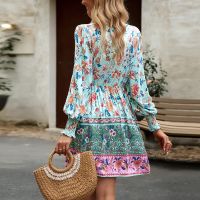 Special Offers New Fashion Boho Dress Female Casual Bohemian Dress Womens Clothes Free Shipping