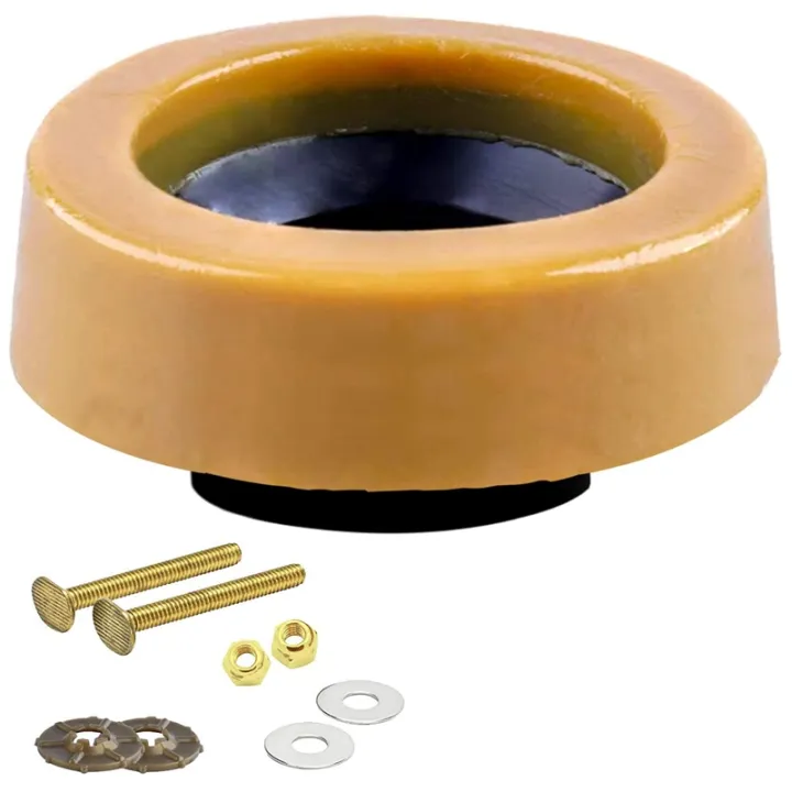 Toilet Wax Ring Kit for Floor Outlet Toilets New Install or Re-seat ...