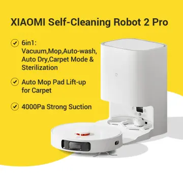 Xiaomi Mijia Roborock S50 Sweep One Robot Vacuum Cleaner 2 - Mi Cleaning  Robot 2
