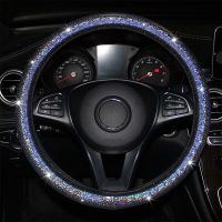 38*38cm Car Steering Wheel Cover Colorful Hot Stamping  Car Covered Steering-Wheel Accessories  Cute car Accessories Steering Wheels Accessories