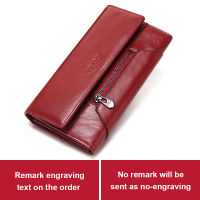 Genuine Leather Women Wallet New Style Female Portomonee Fashion Money Bags Zipper Card Holder Handy Phone Purse High Capacity