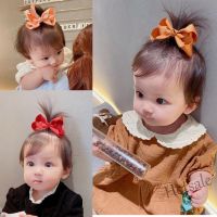 【hot sale】♣ C05 2 Pcs Baby Bowknot Hair Clip Childrens Hairless Fringe Clip Cute Girl Hair Pin Hair Accessories