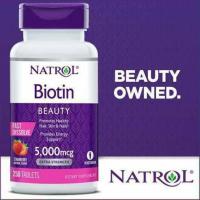 พร้อมส่งที่ไทย! ของแท้ Natrol Biotin 5000 mcg. ไบโอติน นำเข้า USA