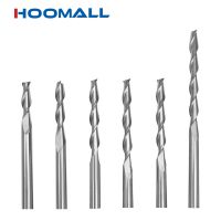 【CW】 3.175mm Shank Flat End Mill 2 Flute Milling Cutter Computer Carving Bit Wood Engraving Carbide