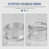 Coffee Powder Receiving Dosing Ring Rotatable Aluminum Alloy Loop for 8 Series Coffee Machines