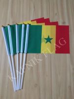 KAFNIK 5pcs Senegal 14*21cm hand flag Free Shipping Electrical Connectors