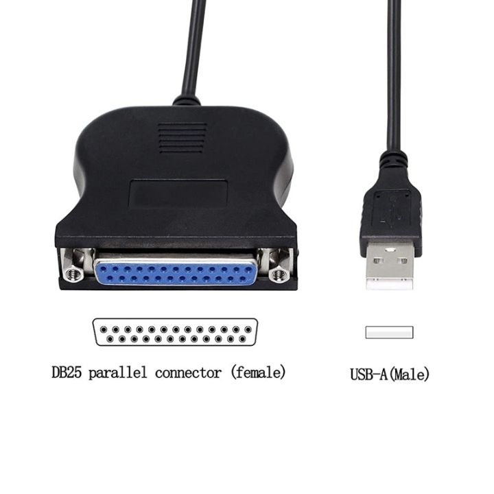 ขาย-2ชิ้น-usb-อะแดปเตอร์แบบขนานสำหรับเครื่องพิมพ์-usb-2-0ชายกับ-db25หญิงพอร์ตขนาน-ieee-1284อะแดปเตอร์สำหรับคอมพิวเตอร์