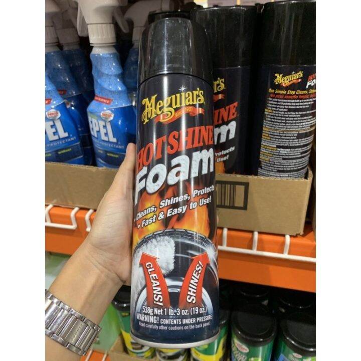 Meguiars Hot Shine Tire Foam 538g Lazada PH
