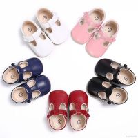 Baby Boys Girls PU Sweet Princess Shoes Soft Sole Toddler Shoes