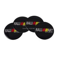 【cw】 4 x Car Styling Metal Alloy Cap Stickers Hub Decals Emblems Badges for Ralli ！